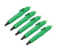 QUARKZMAN Conector Rápido de Fibra Óptica LC/APC, Adaptador de Conectores Rápidos de Fibra Óptica de Modo Único LC para Redes CATV, Paquete de 5