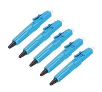 QUARKZMAN Conector Rápido de Fibra Óptica LC Upc, Adaptador de Conectores Rápidos de Fibra Monomodo LC para Red CATV, Paquete de 5