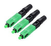 QUARKZMAN Conector Rápido de Fibra Óptica SC/APC Paquete de 3