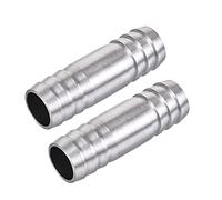 QUARKZMAN Conector Recto para Manguera Barb, Acoplador Rápido de 19X54Mm para Manguera de 3/4 Pulgadas de Diámetro Interno, Acero Inoxidable 304, Paquete de 2