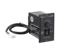 QUARKZMAN Controlador De Velocidad Para Motor AC 180W 220V, Interruptor De Marcha Atrás Y Adelante Para Motor AC Con Enchufe Macho A Para Maquinaria Industrial Automatizada