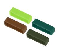 QUARKZMAN Correa de Banda de Reloj, Anillos de Fijación de Goma de 26mm de Ancho, Retenedores de Silicona para Banda de Reloj en Mezcla de Colores 4 Piezas