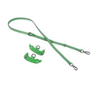 QUARKZMAN Correa De Bolso De Cuero Genuino Reemplazo Ajustable Para Bolso Cruzado 37.4-45.3 Pulgadas Correa Para Bolso De Hombro O Bandolera Verde Hebilla Negra 1 Set