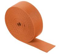 QUARKZMAN Correa de Nylon de 4.6 Metros, Cintas de Sarga Plana de 38 mm Cinta de Nilón Resistente para Correas de Equipaje Reparación de Mochilas Bricolaje, Naranja