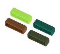 QUARKZMAN Correas de Banda de Reloj, Anillos de Fijación de Goma de 24mm de Ancho, Retenedores de Silicona para Banda de Reloj en Mezcla de Colores 4 Pcs
