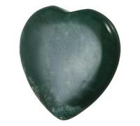 QUARKZMAN Cristales Corazón Piedras Sanadoras Ágata India Pulgar Natural Amor Energía Positiva FENG Shui Palma Piedra Preocupación Gema 1.2" Para Equilibrio Meditación Alivio Estrés Ans