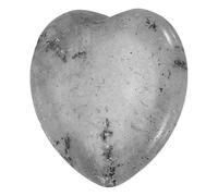 QUARKZMAN Cristales Corazón Piedras Sanadoras Labradorita Pulgar Natural Amor Energía Positiva FENG Shui Palma Gema Anti-Estrés 1.2" Para Equilibrio Meditación Alivio Ansiedad Poderoso