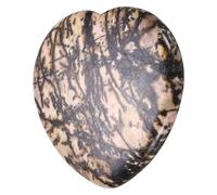 QUARKZMAN Cristales Corazón Piedras Sanadoras Rodonita Pulgar Natural Amor Energía Positiva FENG Shui Palma Piedra Preocupación Gema 1.6" Para Equilibrar Meditación Ansiedad Alivio