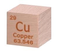 QUARKZMAN Cubo Cobre 0.5 Pulgadas Cubo Elemento Metálico Alta Densidad Cubo Densidad Metálica Para Colección Elementos Químicos Aplicación En Experimentos Educación Científica Amarillo
