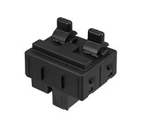 QUARKZMAN Delantero Izquierdo Conductor Lateral Encendido Ventana Interruptor para Jeep - 1 Uds Negro
