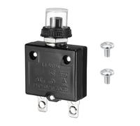 QUARKZMAN Disyuntor Térmico, 15A 125/250V CA 32V CC Interruptor De Protección Contra Sobrecarga Con Reinicio Manual Y Botón Impermeable Con Tuerca Para Motor De Automóvil Y Compresor De Aire