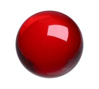 QUARKZMAN Esfera De Cristal Redonda 60mm / 2.4" Bola Sólida De Vidrio Decorativa Para Decoración Del Hogar Regalo Artesanía Feng Shui Adivinación Decoración De Fuente Roja