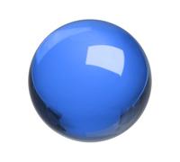 QUARKZMAN Esfera De Cristal Redonda, 70 Mm / 2.8" Bola Sólida De Vidrio Decorativa Para Decoración Del Hogar, Regalo, Artesanía, Feng Shui, Adivinación, Decoración De Fuente, Azul Oscuro