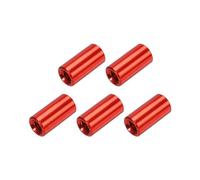 QUARKZMAN Espaciador de Columna Redonda de Aluminio Espaciadores Redondos M3x10mm Kit Surtido de Espaciadores para Aviones RC Cuadricópteros FPV CNC Negro Paquete de 5