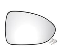 QUARKZMAN Espejo Retrovisor Derecho Calentada Para Kia Rio 12-16 1 Pieza | Vidrio Real Blanco, Lado Derecho, Ajuste Eléctrico, 2 Pines, Oe 876211W010, Diámetro 17.2Cm, Con Placa De Respaldo