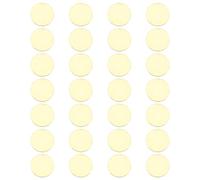QUARKZMAN Etiquetas Redondas de Latón, 18 Pcs de 25 mm/1" Disco de Latón en Blanco con Agujero para Estampar Etiquetas para Manualidades Y Hacer Colgantes