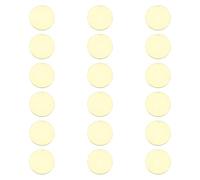 QUARKZMAN Etiquetas Redondas de Latón, 28 Pcs de 25 mm/1" Disco de Latón en Blanco con Agujero para Manualidades, Colgantes Y Etiquetado de Bricolaje