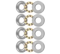 QUARKZMAN F9-20M Empuje Bola Rodamiento 9mm x 20mm x 7mm Latón con Arandelas ABEC3 4uds