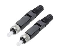 QUARKZMAN FC UPC Fibra Óptica Rápido Conector, Único Modo Fibra Cable Rápido Modo FC Conectores Rápidos Adaptador para Red CATV, Paquete de 2
