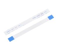QUARKZMAN FFC FPC Cable Plano Flexible, 12 Pines 0.5mm Paso 80mm Largo (Tipo A) Para LCD Impresora 3D Cámara DVD TV Laptop Audio Paquete De 10