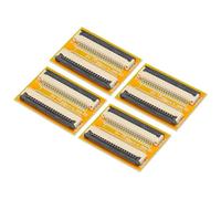 QUARKZMAN FFC FPC Extensión Placa PCB Extender ZIP HDD Conector 20 Pasadores 1mm Paso Único Lado para LCD 3D Impresora Cámara DVD TV Portátil Paquete de 4