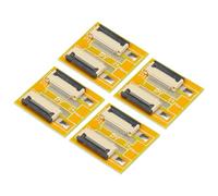 QUARKZMAN FFC FPC Extensión Placa PCB Extensión ZIP HDD Conector 16 Pasador 0,5mm Paso Único Lado para LCD 3D Impresora Cámara DVD TV Portátil Paquete de 4