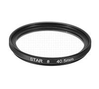 QUARKZMAN Filtro de Estrella de 40,5 mm, Filtro de Estrella de 8 Puntas para cámara, Ideal para paisajes nocturnos, Glassworks