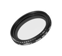 QUARKZMAN Filtro de Lente Variable de Densidad Neutra ND2-400 Filtro de Lente de Densidad Neutra Circular de 37mm Filtro de Escala de Grises para Fotografía de Cámara Lente