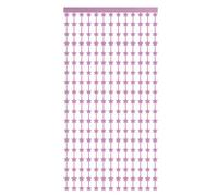 QUARKZMAN Fondo De Estrellas Rosadas Cortinas Rosadas 3.3x6.6 Pies Decoración De Estrellas Centelleantes Guirnalda De Flecos De Foil Decoraciones Para Fiestas De Año Nuevo Cumpleaños