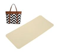 QUARKZMAN Formador De Base De Fieltro 14.76x6.69" Inserto Para Fondo De Bolsa Base De Formación Almohadilla De Fieltro De Fibra Química Forro Para Bolso Bolsa Tote Mochila Beige