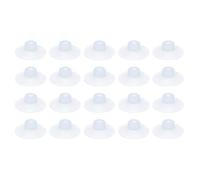 QUARKZMAN Fuelle Ventosa 50mm Diámetro x M8 Junta Silicona Neumática Vacío Ventosas 20uds