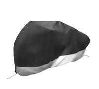 QUARKZMAN Funda para Bicicleta Tándem De 2 Plazas, Impermeable, 1 Pieza | Negro, 255X70X105Cm, Lavable, Doble Costura, Hebilla Antiviento, Cordones Ajustables, 2 Orificios Antirrobo, Incluye Bolsa