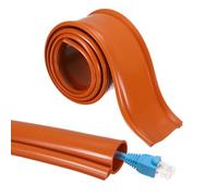 QUARKZMAN Funda para Organizar Cables De 3.3 Pies, 0.8 Pulgadas De Diámetro Interior Cubierta Flexible Protectora Ajustable para Subestaciones, Redes Eléctricas De Alto Voltaje, Rojo