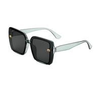 QUARKZMAN Gafas De Sol Para Mujeres Y Hombres, Gafas De Sol De Moda De PC Para Protección Solar Para Conducir, Compras Y Tomar Fotos, Gris Transparente