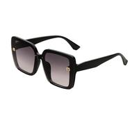 QUARKZMAN Gafas De Sol Para Mujeres Y Hombres PC Gafas De Sol De Moda Protección Solar Para Conducir Comprar Y Tomar Fotos Negro Y Rosa