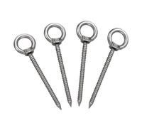 QUARKZMAN Ganchos Oculares M4x55mm 2.9x0.7x0.7 Pulgadas Acero Inoxidable 304 Ganchos Para Hamaca Ganchos De Tornillo Para Colgar Hamaca Columpio Soporte De Hamaca Yoga Paquete De 4