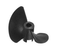 QUARKZMAN Hélice para Barco RC, Hélices De 2 Paletas Diámetro del Agujero 3.17mm OD 32mm Paso 40mm Rotación Horaria CW Hélice De Taladro para Barco RC, Modelo De Barco DIY, Negro
