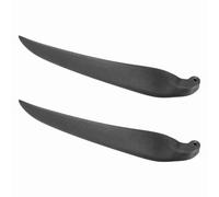 QUARKZMAN Hélices De Repuesto para Planeador RC, Hélices Plegables De Nylon 13x10 Pulgadas para Spinner D28-D48mm, Repuesto para Planeador (Negro, 1 Par)