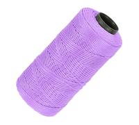 QUARKZMAN Hilo de Nylon 3 Hebras Trenzado Línea de Albañil 1.5mm x 218 Yardas Cordón de Nylon para Proyectos DIY, Mejoras del Hogar, Suministros para Fiestas Navideñas, Lila Claro