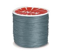 QUARKZMAN Hilo Encerado Para Coser Cuero De 0.55mm, 116 Yardas / 106m, Cordón Encerado De Poliéster Hilo De Lino Para Manualidades En Cuero, Encuadernación, Reparación De Zapatos, Gris