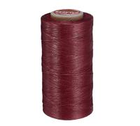 QUARKZMAN Hilo Encerado Plano Para Costura De Cuero, 270m / 295 Yardas Hilo De Poliéster Encerado, Cordón De Costura Encerado 150D Para Manualidades En Cuero, Pulseras Trenzadas, Borgoña