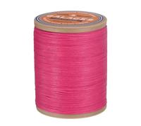 QUARKZMAN Hilo Encerado Redondo De Cuero Para Coser, 220m / 240 Yardas Hilo De Poliéster Encerado, Cordón De Costura Encerado 420D Para Manualidades De Cuero, Pulseras Trenzadas, Rosa