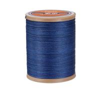 QUARKZMAN Hilo Encerado Redondo Para Coser Cuero, 220m / 240 Yardas Hilo De Poliéster Encerado, Cordón De Costura Encerado 420D Para Manualidades En Cuero, Pulseras Trenzadas, Azul Zafiro