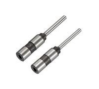 QUARKZMAN Hueco Papel Taladro 5mm x 75mm, 4mm x 70mm para Vástago Recto Punzón Perforadora Máquina 2uds