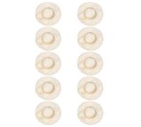 QUARKZMAN In Miniatura Per Bambole Cappellino Naturale Piccolo Per Casette Delle Bambole Accessori Decorativi Fai Da Te Decorazioni Per Miniature Abbigliamento Casa Colore Legno Taglia M