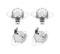 QUARKZMAN Interruptor Térmico KSD301 210°C/410°F 16A Normalmente Abierto N.O Controladores de Termostato para Microondas, Horno, Cafetera 4 Piezas, Material Cerámico