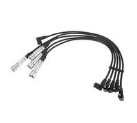 QUARKZMAN Juego De 5 Cables De Bujía Para Vw Golf Iii 1.6 91-98 55Kw | Color Negro, Material Silicona/Níquel/Acero Inoxidable, Paquete De 5, Ajuste Para Vw Golf Ii/Passat/Polo/ Para Audi 80