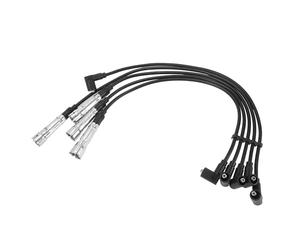 QUARKZMAN Juego De 5 Cables De Bujía Para Vw Golf Iii 1.6 91-98 55Kw | Color Negro, Material Silicona/Níquel/Acero Inoxidable, Paquete De 5, Ajuste Para Vw Golf Ii/Passat/Polo/ Para Audi 80