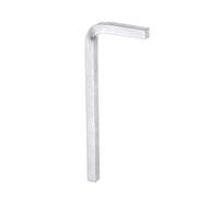 QUARKZMAN Juego de Llaves de Cabeza Cuadrada en Forma de L, 1 Pieza, 5 mm, Acero Cromo-Vanadio, Llave de Perno de 4 Puntos para Reparaciones Básicas en el Hogar, Color Plateado