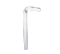 QUARKZMAN Juego de Llaves de Cabeza Cuadrada en Forma de L, 1 Pieza, 7 mm, Acero Cromo-Vanadio, Llave de Perno de 4 Puntos para Reparaciones Básicas en el Hogar, Color Plateado